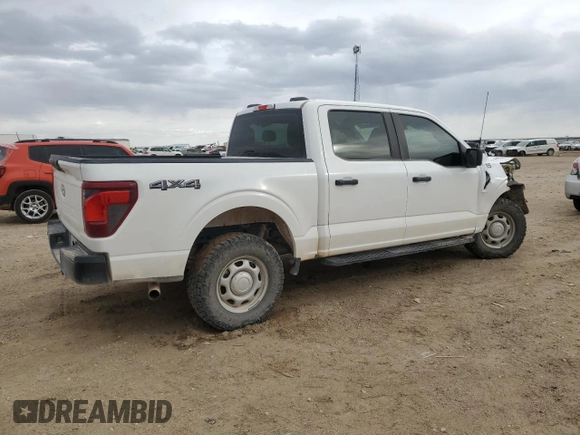 2024 Ford F-150 XL с VIN 1FTFW1L53RKD67420, выставлен на аукционе Copart как лот 42970545 с пробегом 32 624 миль миль и Списание • Salvage title. История ставок и продаж доступна на DreamBid. Изображение 3.