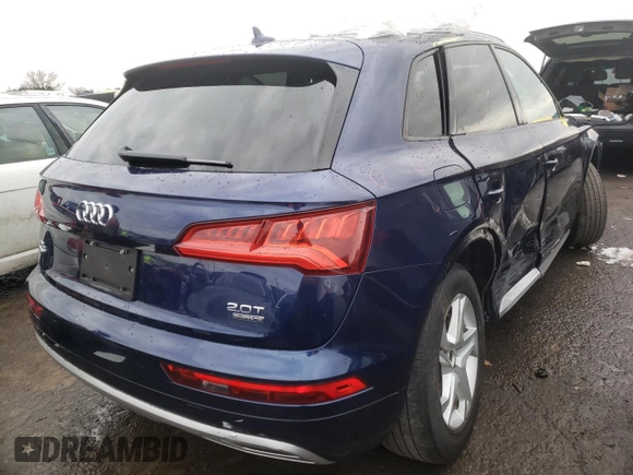 2018 Audi Q5 Premium with VIN WA1ANAFY9J2031210, listed as a Copart auction lot 32058362 with 53,367 mi miles. Bid and sale history available at carsss.com. Image 4.