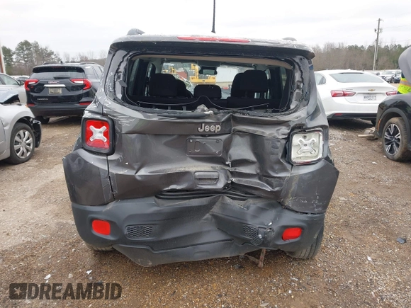 2018 Jeep Renegade Latitude with VIN ZACCJABB0JPG70206, listed as a IAAI auction lot 41630430 with 120,375 mi miles. Bid and sale history available at carsss.com. Image 17.