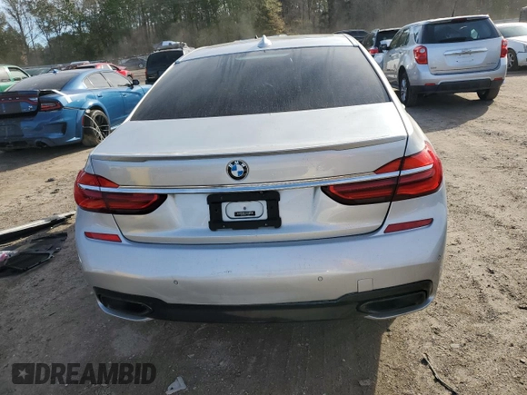 2017 BMW 7 Series 740i with VIN WBA7E2C59HG739984, listed as a Copart auction lot 37475514 with 54,841 mi miles. Bid and sale history available at carsss.com. Image 6.