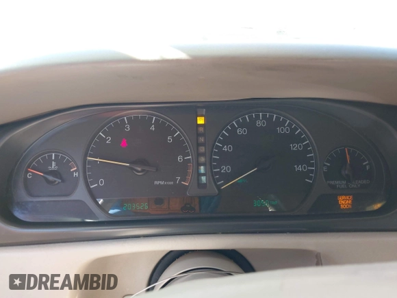 2000 Cadillac Eldorado ESC with VIN 1G6EL12Y0YB702778, listed as a IAAI auction lot 41988107 with 203,526 mi miles. Bid and sale history available at carsss.com. Image 7.