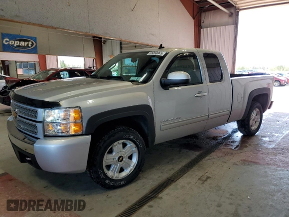 2012 Chevrolet Silverado 1500 LT with VIN 1GCRKSE77CZ246756, listed as a Copart auction lot 55093065 with 99,534 mi miles and Salvage Title. Bid and sale history available at DreamBid. Image 1.