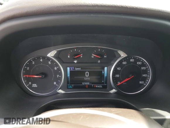 2017 GMC Acadia SLT with VIN 1GKKNMLS2HZ287884, listed as a Copart auction lot 60132475 with 121,630 mi miles and Salvage title. Bid and sale history available at DreamBid. Image 9.