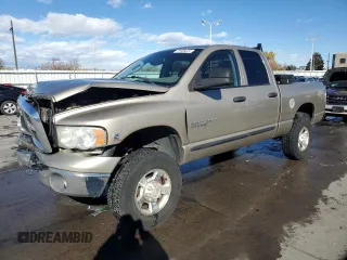 2005 Dodge Ram 2500 SLT with VIN 3D7KS28C85G850111, listed as a Copart auction lot 79406224 with 319,610 mi miles and Salvage Title. Bid and sale history available at carsss.com. Image 1.