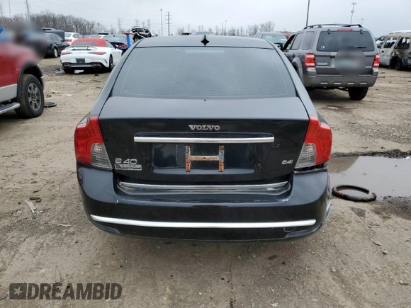2008 Volvo S40 2.4L with VIN YV1MS390382376122, listed as a Copart auction lot 50511035 with 0 mi miles and Clean Title. Bid and sale history available at carsss.com. Image 6.