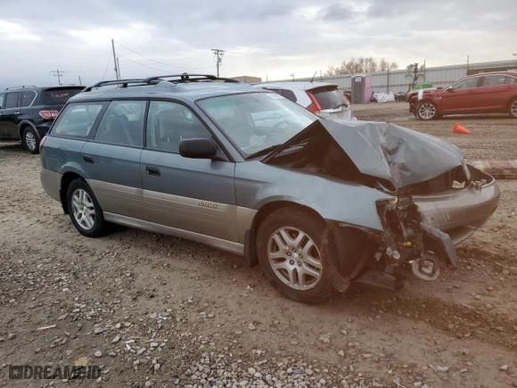 2001 Subaru Legacy Wagon Outback w/RB Equip with VIN 4S3BH665117603197, listed as a Copart auction lot 85469874 with 0 mi miles and Salvage Title. Bid and sale history available at carsss.com. Image 4.