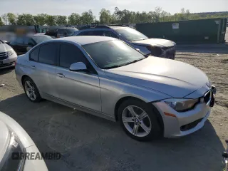2014 BMW 3 Series 320i with VIN WBA3B1C56EK135528, listed as a Copart auction lot 53075575 with 131,341 mi miles and Salvage Title. Bid and sale history available at carsss.com. Image 4.