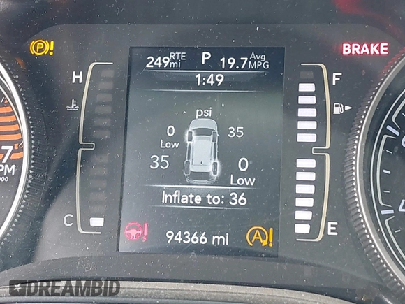 2019 Jeep Cherokee Latitude Plus z VIN 1C4PJLLB7KD129696, wystawiony jako IAAI lot #42001987 z przebiegiem 94 366 mil mil oraz . Historia ofert i sprzedaży dostępna na DreamBid. Obrazek 16.