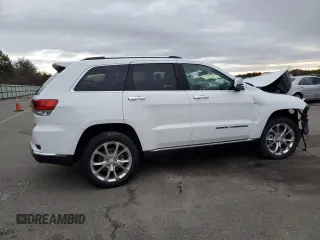 2021 Jeep Grand Cherokee Summit with VIN 1C4RJFJG8MC592514, listed as a Copart auction lot 85373124 with 0 mi miles and Salvage Title. Bid and sale history available at carsss.com. Image 3.