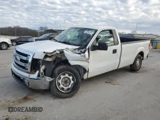 2013 Ford F-150 XL with VIN 1FTNF1CF2DKD70967, listed as a Copart auction lot 44536975 with 352,017 mi miles and Salvage title. Bid and sale history available at DreamBid. Image 1.