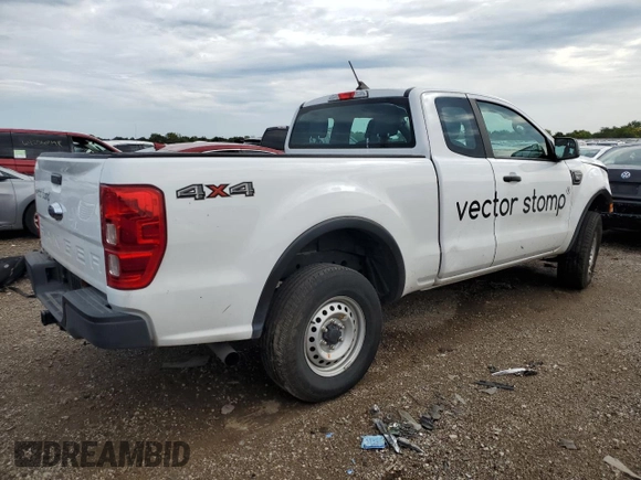 2020 Ford Ranger XL with VIN 1FTER1FH5LLA92255, listed as a Copart auction lot 69389944 with 89,776 mi miles and Salvage Title. Bid and sale history available at carsss.com. Image 3.