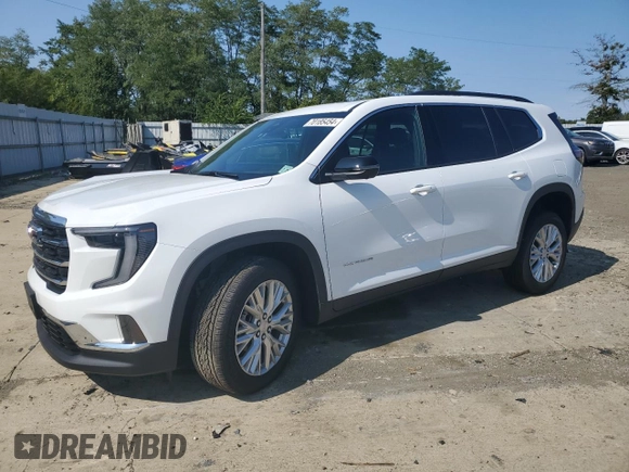 2024 GMC Acadia FWD Elevation z VIN 1GKENKKS8RJ151942, wystawiony jako Copart lot #70185454 z przebiegiem 1043 mil mil oraz Szkoda całkowita • Salvage title. Historia ofert i sprzedaży dostępna na DreamBid. Obrazek 1.