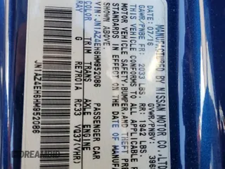 2017 Nissan 370Z z VIN JN1AZ4EH6HM952086, wystawiony jako Copart lot #88158105 z przebiegiem Nie podano mil oraz Szkoda całkowita • Salvage title. Historia ofert i sprzedaży dostępna na DreamBid. Obrazek 14.