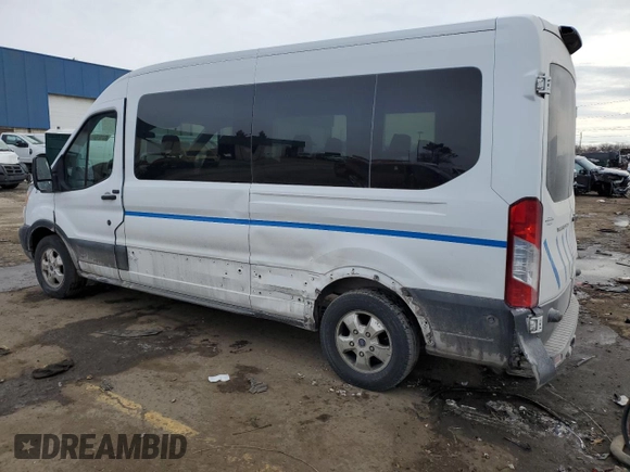 2018 Ford Transit Passenger XL z VIN 1FBAX2CM3JKA97862, wystawiony jako Copart lot #43121545 z przebiegiem 67 592 mil mil oraz Czysty tytuł • Clean title. Historia ofert i sprzedaży dostępna na DreamBid. Obrazek 2.