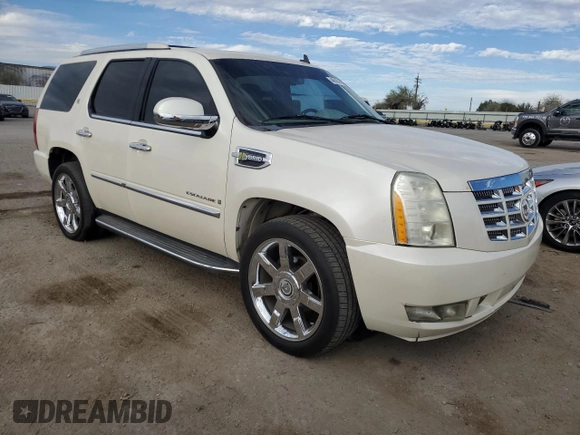 2009 Cadillac Escalade z VIN 1GYFK43589R134714, wystawiony jako Copart lot #48084395 z przebiegiem 154 359 mil mil oraz Czysty tytuł • Clean title. Historia ofert i sprzedaży dostępna na DreamBid. Obrazek 4.