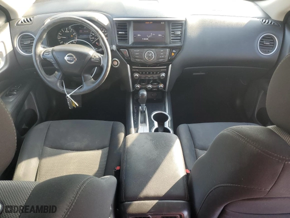 2017 Nissan Pathfinder SV with VIN 5N1DR2MN8HC678901, listed as a Copart auction lot 46907735 with 142,241 mi miles and Clean Title. Bid and sale history available at carsss.com. Image 8.