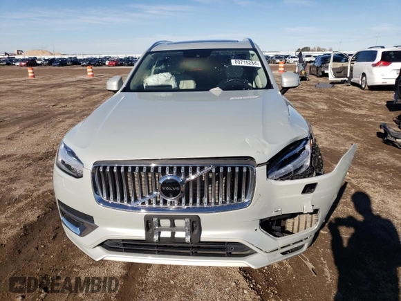 2021 Volvo XC90 Inscription with VIN YV4A22PL5M1708753, listed as a Copart auction lot 80715284 with 15,191 mi miles and Salvage Title. Bid and sale history available at carsss.com. Image 5.