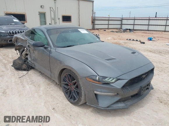 2022 Ford Mustang EcoBoost z VIN 1FA6P8TH2N5139990, wystawiony jako IAAI lot #42259683 z przebiegiem 62 580 mil mil oraz . Historia ofert i sprzedaży dostępna na DreamBid. Obrazek 1.