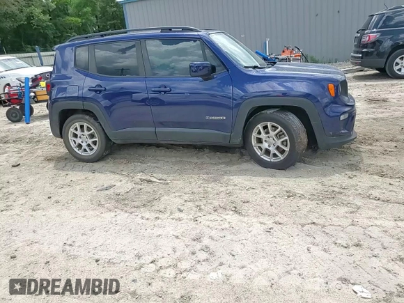 2019 Jeep Renegade Latitude with VIN ZACNJABB0KPK84392, listed as a Copart auction lot 61554635 with Not provided miles and Salvage title. Bid and sale history available at DreamBid. Image 14.