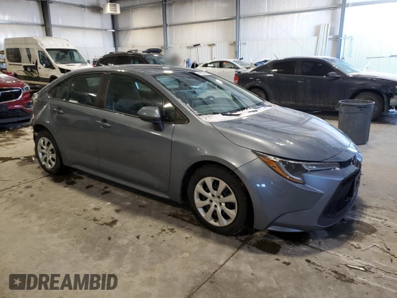 2020 Toyota Corolla LE with VIN 5YFEPRAE0LP039889, listed as a Copart auction lot 45727415 with 85,371 mi miles and Salvage Title. Bid and sale history available at carsss.com. Image 4.