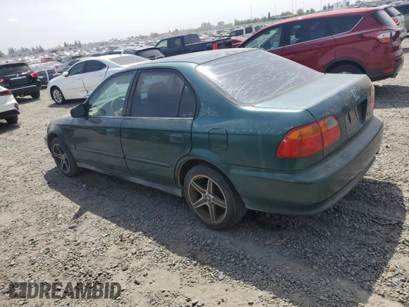 1999 Honda Civic VP z VIN 2HGEJ6618XH522162, wystawiony jako Copart lot #54427665 z przebiegiem 320 807 mil mil oraz Szkoda całkowita • Salvage title. Historia ofert i sprzedaży dostępna na DreamBid. Obrazek 2.