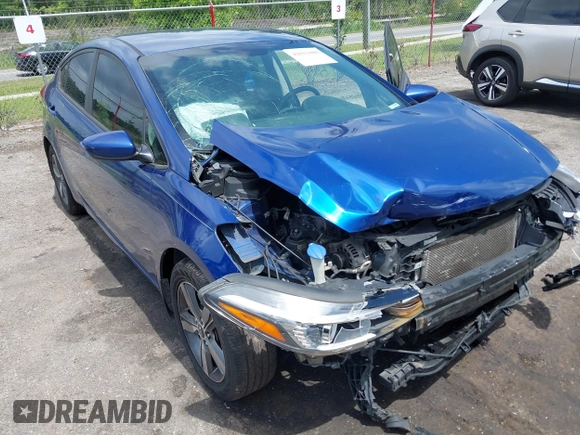 2018 Kia Forte LX with VIN 3KPFL4A77JE281839, listed as a IAAI auction lot 42012006 with 134,675 mi miles and . Bid and sale history available at DreamBid. Image 6.