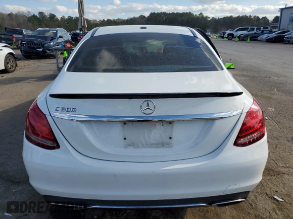 2015 Mercedes-Benz C 300 with VIN 55SWF4JB2FU044929, listed as a Copart auction lot 44148895 with 113,865 mi miles and Salvage Title. Bid and sale history available at DreamBid. Image 6.