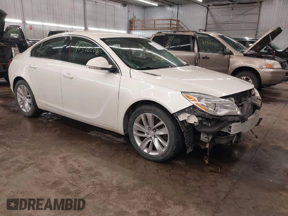 2014 Buick Regal with VIN 2G4GK5EXXE9325629, listed as a IAAI auction lot 41392206 with 123,368 mi miles. Bid and sale history available at carsss.com. Image 1.