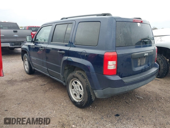 2015 Jeep Patriot Altitude Edition with VIN 1C4NJPBA3FD429099, listed as a IAAI auction lot 41902157 with 113,728 mi miles. Bid and sale history available at carsss.com. Image 3.