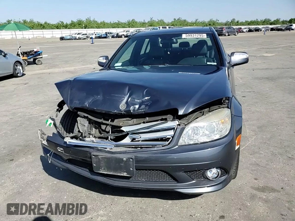 2008 Mercedes-Benz C 300 Sport with VIN WDDGF54X38F128877, listed as a Copart auction lot 59931295 with 190,383 mi miles and Salvage title. Bid and sale history available at DreamBid. Image 14.