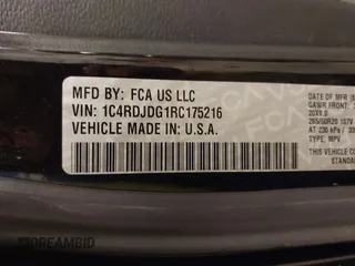 2024 Dodge Durango GT Plus with VIN 1C4RDJDG1RC175216, listed as a IAAI auction lot 42060960 with 11,007 mi miles and . Bid and sale history available at DreamBid. Image 9.