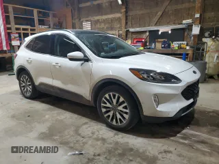 2021 Ford Escape Titanium with VIN 1FMCU9J95MUB26559, listed as a Copart auction lot 49305745 with 81,165 mi miles and Salvage title. Bid and sale history available at DreamBid. Image 4.