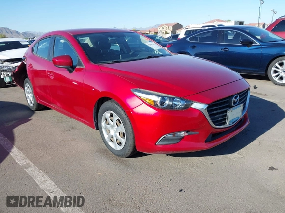 2017 Mazda 3 Sport with VIN 3MZBN1U74HM157723, listed as a IAAI auction lot 42087677 with 57,774 mi miles and . Bid and sale history available at DreamBid. Image 1.