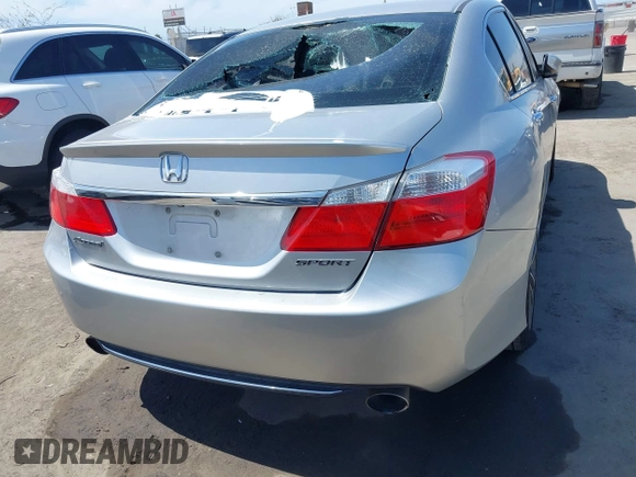 2014 Honda Accord Sport with VIN 1HGCR2F56EA208419, listed as a IAAI auction lot 41936540 with 148,514 mi miles and . Bid and sale history available at DreamBid. Image 16.
