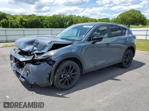 2024 Mazda CX-5 S Carbon Edition z VIN JM3KFBCL9R0514538, wystawiony jako Copart lot #58518615 z przebiegiem 23 037 mil mil oraz Tytuł czysty. Historia ofert i sprzedaży dostępna na DreamBid. Obrazek 1.