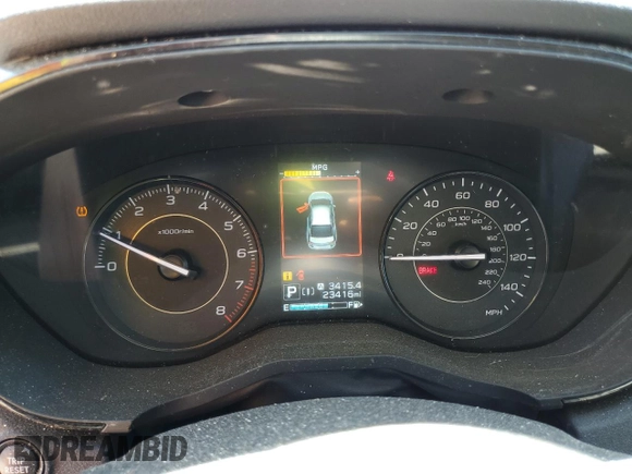 2023 Subaru Impreza Premium with VIN 4S3GTAD68P3704840, listed as a Copart auction lot 62216055 with 23,416 mi miles and Clean title. Bid and sale history available at DreamBid. Image 9.