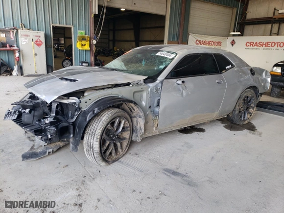 2023 Dodge Challenger SXT with VIN 2C3CDZAG1PH570875, listed as a Copart auction lot 54640484 with 0 mi miles and Salvage Title. Bid and sale history available at carsss.com. Image 1.