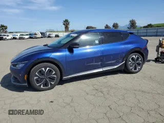 2023 Kia EV6 Wind with VIN KNDC34LA7P5150409, listed as a Copart auction lot 52458975 with 59,445 mi miles and Clean Title. Bid and sale history available at carsss.com. Image 1.