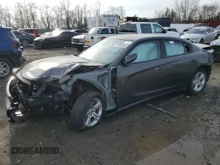 2022 Dodge Charger SXT with VIN 2C3CDXBG9NH178520, listed as a Copart auction lot 42683565 with 48,483 mi miles and Salvage Title. Bid and sale history available at carsss.com. Image 1.