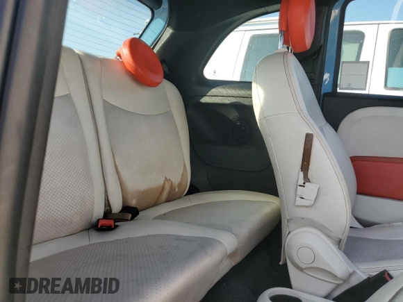 2015 FIAT 500e with VIN 3C3CFFGE7FT507347, listed as a Copart auction lot 83441424 with 70,988 mi miles and Clean Title. Bid and sale history available at carsss.com. Image 10.