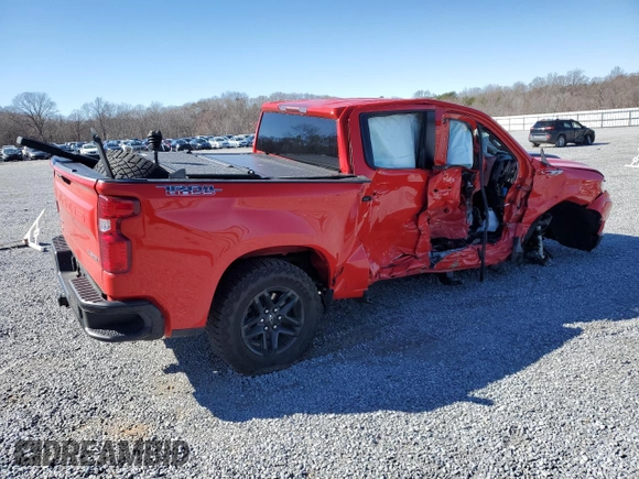 2024 Chevrolet Silverado 1500 Custom Trail Boss with VIN 3GCUDCED1RG192203, listed as a Copart auction lot 48059095 with 0 mi miles and Salvage Title. Bid and sale history available at carsss.com. Image 3.