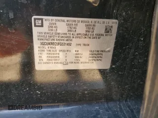 2015 Chevrolet Silverado 1500 LT with VIN 3GCUKREC5FG531492, listed as a Copart auction lot 51692985 with 80,481 mi miles and Salvage Title. Bid and sale history available at DreamBid. Image 12.