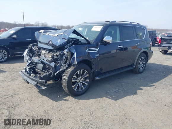 2020 Nissan Armada SL with VIN JN8AY2NDXLX017988, listed as a IAAI auction lot 41803358 with Not Provided miles. Bid and sale history available at carsss.com. Image 23.