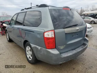 2007 Kia Sedona EX with VIN KNDMB233876188514, listed as a Copart auction lot 47544355 with 236,761 mi miles and Salvage Title. Bid and sale history available at DreamBid. Image 2.