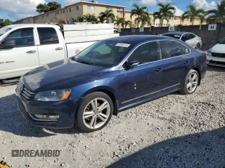 2014 Volkswagen Passat TDI SEL Premium with VIN 1VWCN7A38EC053953, listed as a Copart auction lot 47058175 with 106,678 mi miles and Clean Title. Bid and sale history available at carsss.com. Image 1.