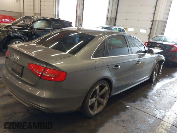 2013 Audi S4 Premium Plus with VIN WAUDGAFL6DA181266, listed as a IAAI auction lot 40836880 with 119,249 mi miles. Bid and sale history available at carsss.com. Image 4.