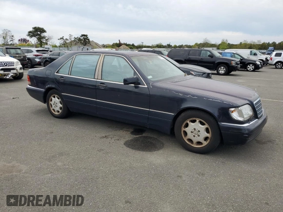 1996 Mercedes-Benz S with VIN WDBGA51E1TA295366, listed as a Copart auction lot 54743804 with 113,054 mi miles and Non Repairable. Bid and sale history available at DreamBid. Image 4.
