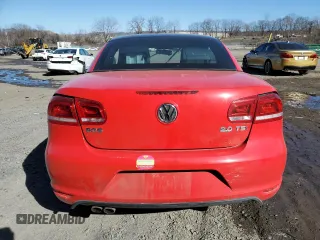 2015 Volkswagen Eos Komfort with VIN WVWBW8AH5FV004387, listed as a Copart auction lot 51046755 with 67,466 mi miles and Salvage Title. Bid and sale history available at DreamBid. Image 6.
