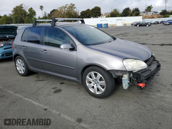 2008 Volkswagen Rabbit S with VIN WVWDB71K58W209036, listed as a Copart auction lot 75685864 with 221,175 mi miles and Salvage title. Bid and sale history available at DreamBid. Image 4.