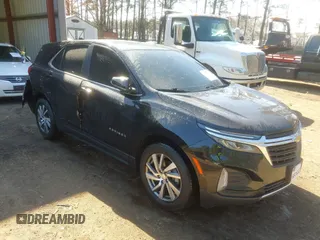 2022 Chevrolet Equinox LT with VIN 3GNAXKEV8NL299769, listed as a IAAI auction lot 41897319 with 59,609 mi miles. Bid and sale history available at carsss.com. Image 1.